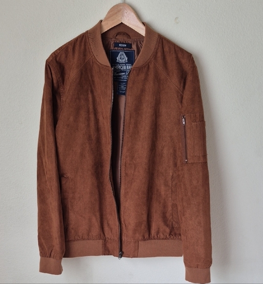 American Rag Brown Bomber Jacket - Picture 2 of 4